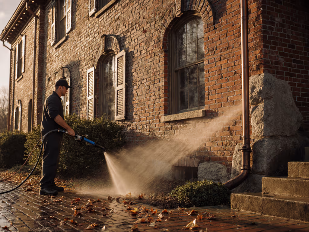 Historic Home Pressure Washing: Low-PSI Nozzle Guide