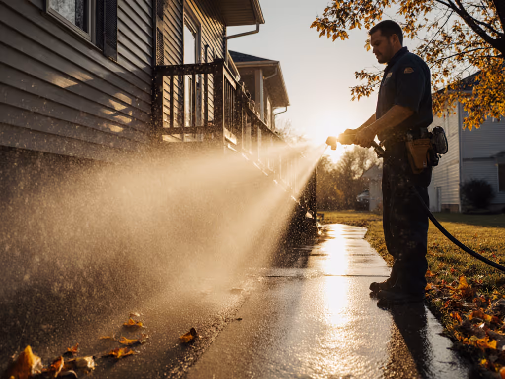 Best Time for Pressure Washing: Seasonal Safety Windows