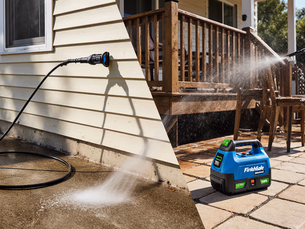 Corded vs Cordless Pressure Washer: Finish-Safe Power Stability