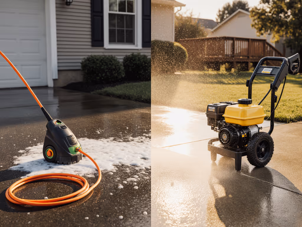 Electric vs Gas Pressure Washer: Surface-Safe Comparison
