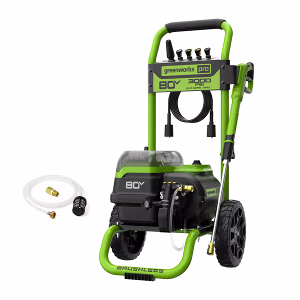 Greenworks 80V 3000 PSI Dual-Port Pressure Washer